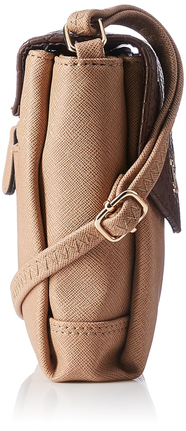 lavie onora women's sling bag (beige) ()