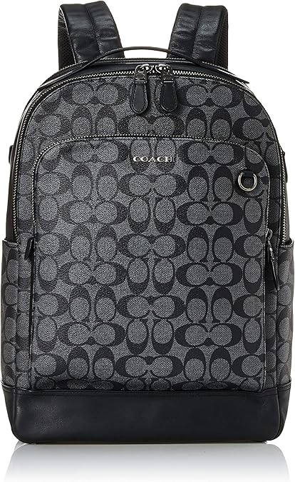 Amazon コーチ リュック シグネチャー 942 1 メンズ Qb Charcoal Black 並行輸入品 Coach コーチ メンズ