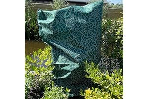 UB-STORE Plant Covers Freeze Protection 47"x71" in 2 Pack | Green Winter Frost Blankets for Outdoor Plants | Reusable Garden Cover Bags with Zipper Drawstring | Cold Weather Shrub Protection Cloth