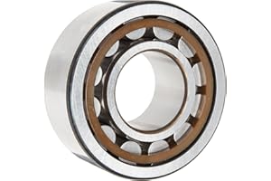 SKF NU 205 ECP/C3 Cylindrical Roller Bearing, Single Row, Removable Inner Ring, Straight Bore, High Capacity, C3 Clearance, P