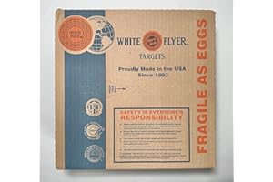 White Flyer Clay Pigeon Trap and Skeet Targets 90 count with White Flyer Scorecard