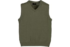 Gioberti Boy's V-Neck 100% Cotton Knitted Pullover Sweater Vest