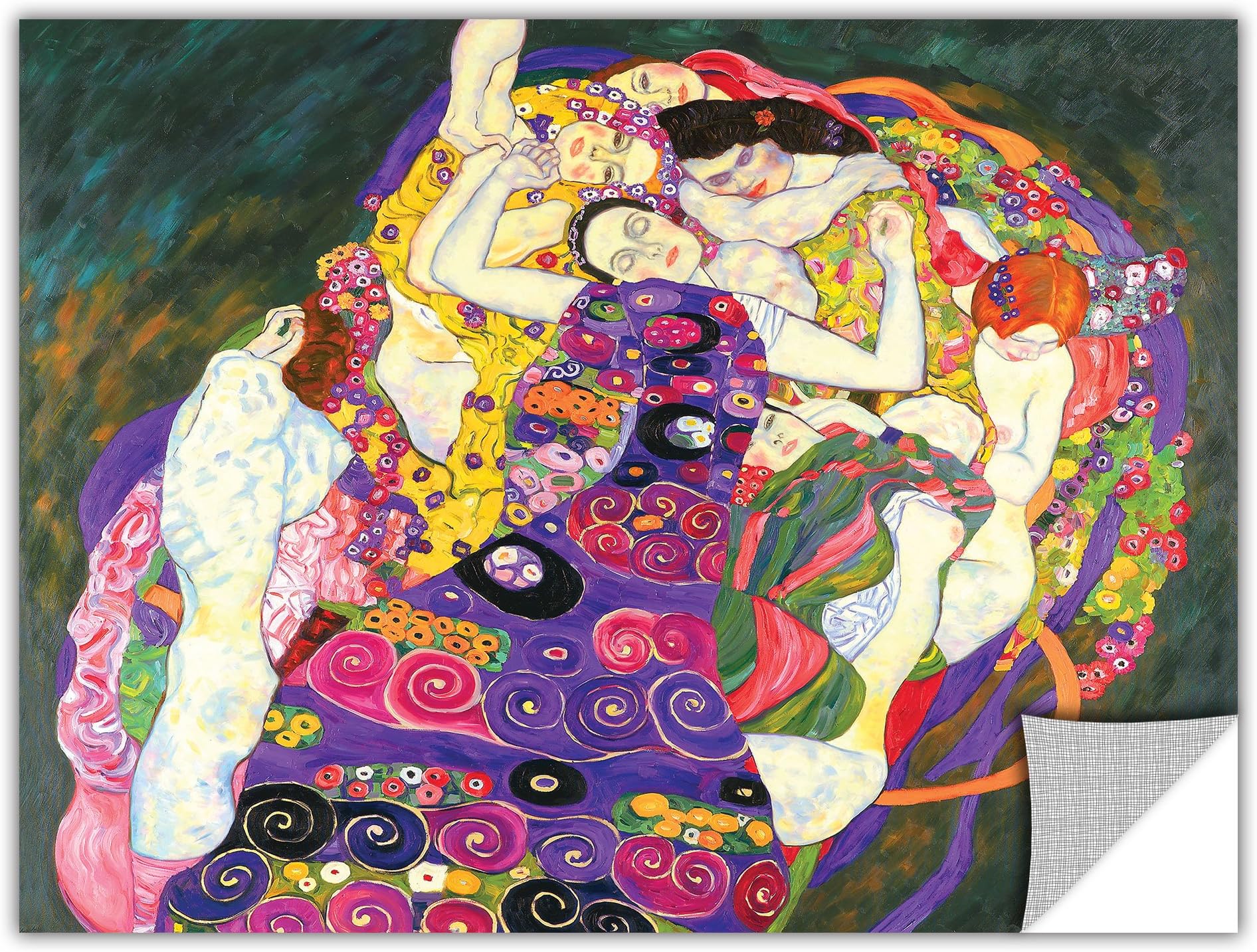 ArtWall Appealz Gustav Klimt Removable Graphic Wall Art, 18 by 24-Inch, Virgins