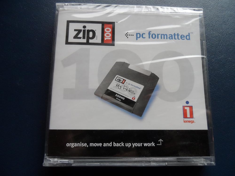 Iomega ZIP 100 MB Mac Storage Media Disk Cartridge