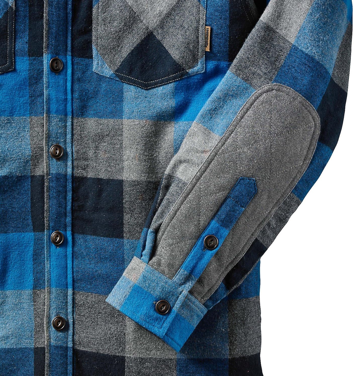 Legendary Whitetails Men's Woodsman Heavyweight Quilted Flannel Shirt Jacket: Clothing