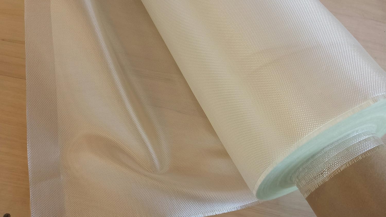 6 Oz Fiberglass Cloth Roll - 50" Wide X 10 Yards (125 Sq Ft) | For Boat, Surfboard, Pool & Auto Repairs | Works With Epoxy & Polyester Resin