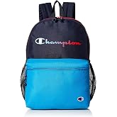 Champion Youthquake Backpack, Navy/Turquoise, Youth Size