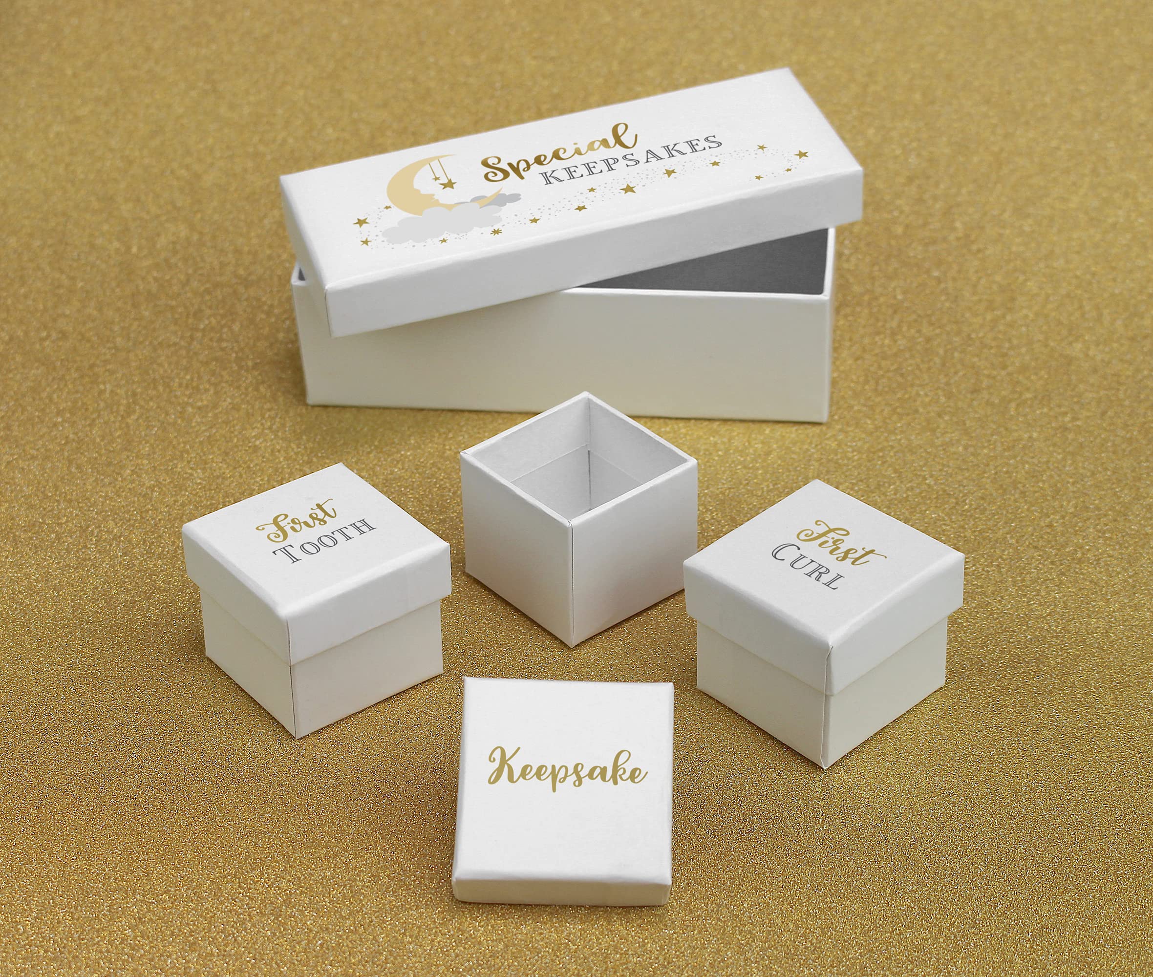 Lillian Rose Set of 3 Special Keepsake Boxes, White