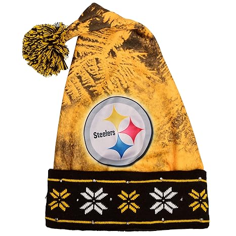 steelers santa hat