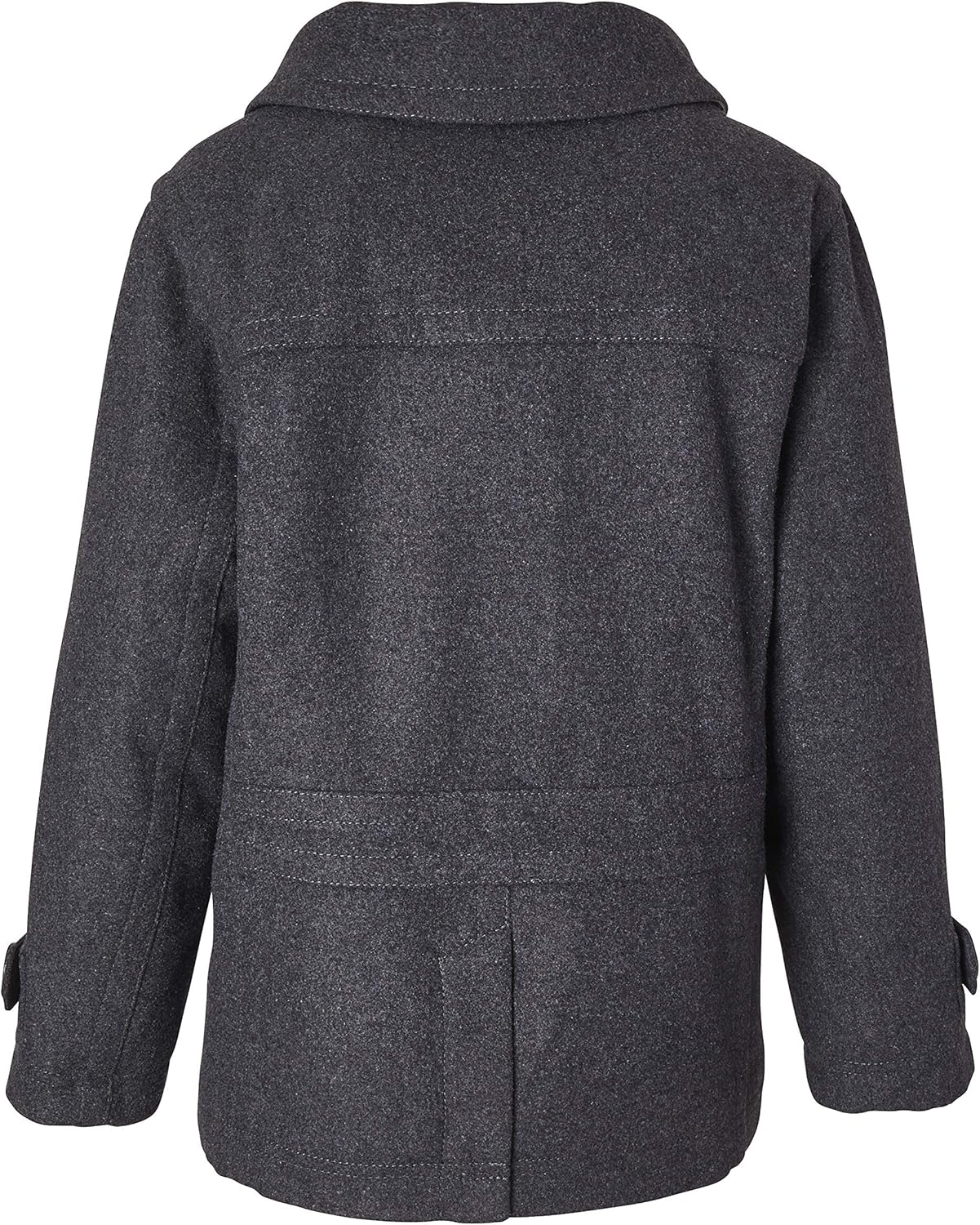 Sportoli Boy Classic Wool Blend Sherpa Winter Dress Pea Coat Peacoat Jacket: Clothing