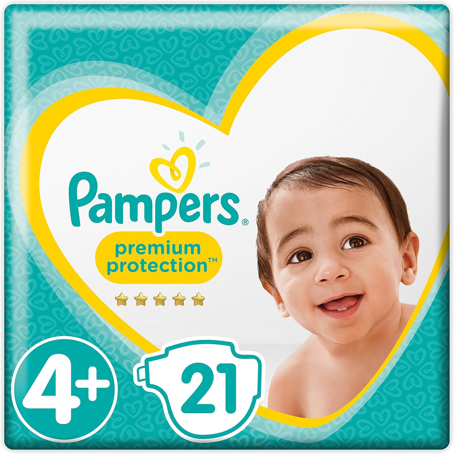 Pampers PAMPERS Premium Protection Taille 4+ 918 kg 21 Couches Les 21 couches Amazon.fr