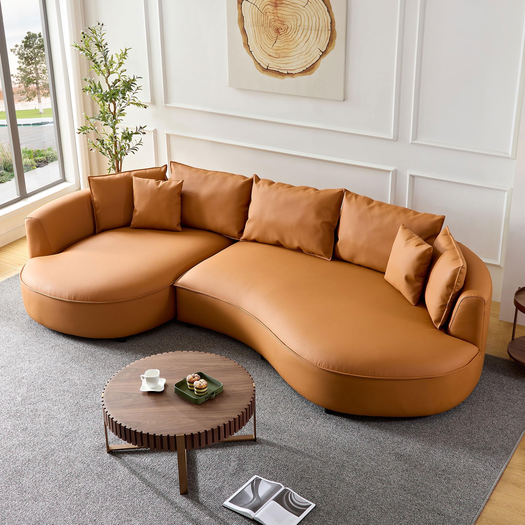 Luxury Left Facing Cloud Couch Oversized 6 Seats