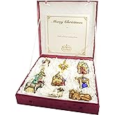Old World Christmas Nativity Collection Glass Ornament