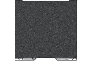 HIKUDIY 355x346mm Black PEI Double Side Build Plate for Bambu Lab H2D, 3D Printer Parts Textured PEI Spring Steel Plate Print Bed for Bambulab H2D 3D Printers