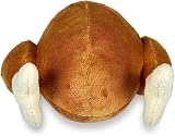 Petface Foodie Faces Roast Chicken Plush Dog Toy with Squeaker view 4