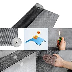 MYOYAY Fiberglass Screen Roll - 47inch x 100ft