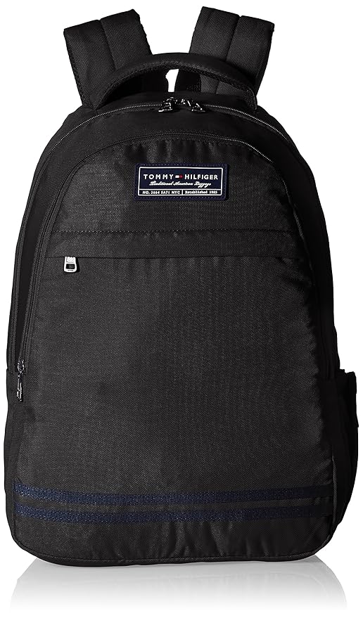 Tommy Hilfiger Biker Club - Coral 26 ltrs Black Casual Backpack (TH/BIKOL01COR)