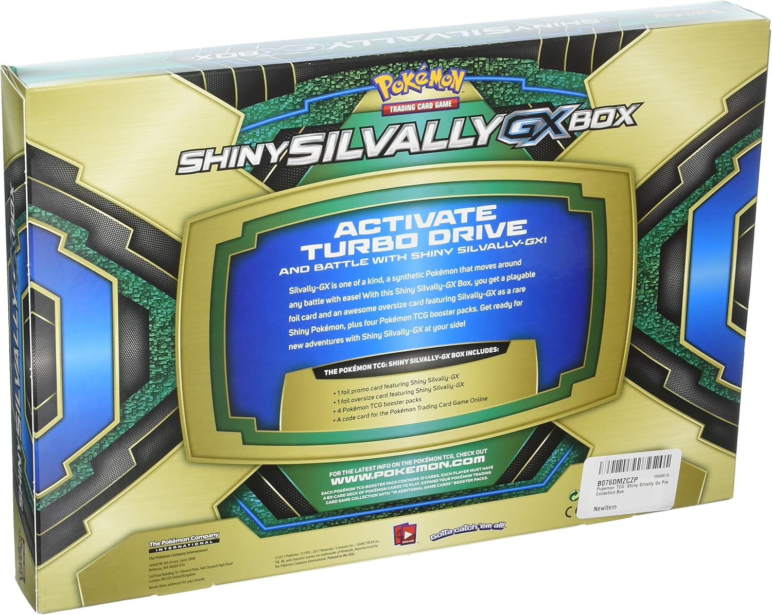 Pokemon Tcg Shiny Silvally Gx Premium Collection Box