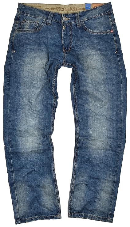 Timezone Herren Jeans Coast blau (Midwest wash 3627)