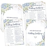 Blue Floral Bridal Shower Games, Why Do We Do That Wedding Traditions Game Cards for 25 Guests, Blue Hydrangea Wedding Shower Games, Bridal Shower Party Favors, Engagement Party Decor Supplies -11