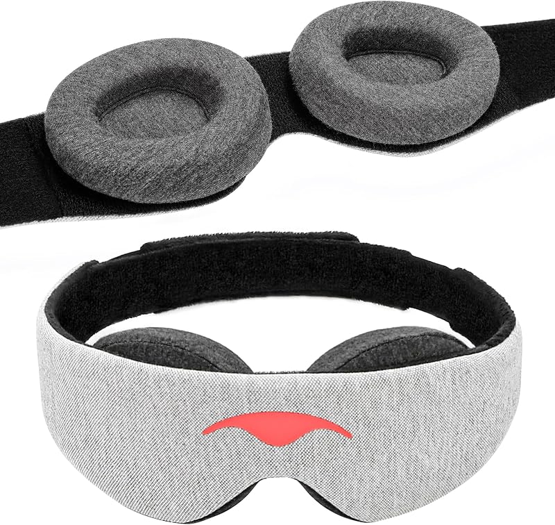 Manta Sleep Mask 100% Light Blocking Adjustable Eye Cups Blackout