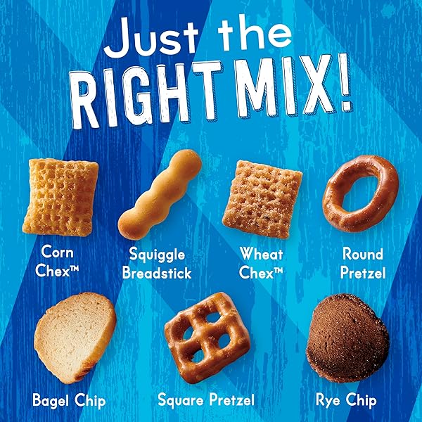 CHEX MIX TRADITIONAL SAVORY SNACK MIX, FAMILY SIZE, 13.5 OZ