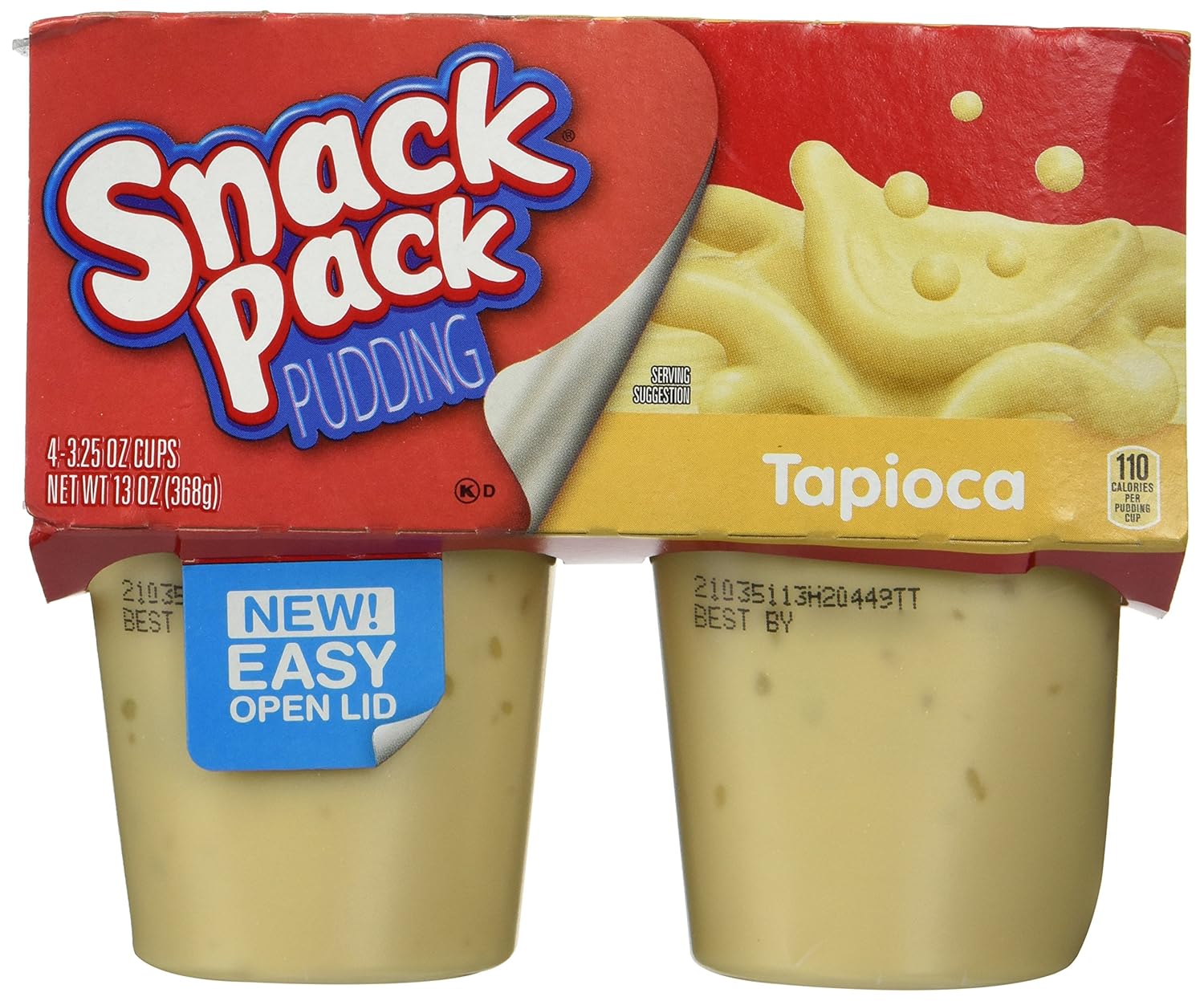 Snack Pack Tapioca Pudding 4 pk