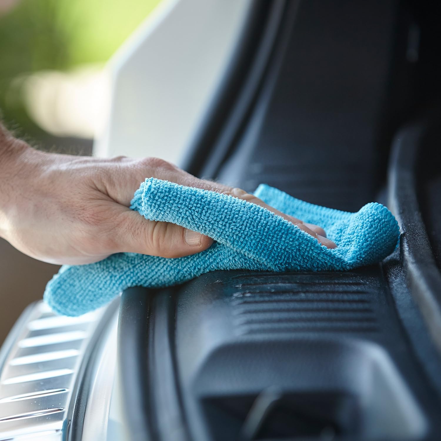 S&T INC. Microfiber Cleaning Cloths, Reusable and Lint-Free Towels for Home, Kitchen and Auto, 50 Pack, Assorted: Automotive