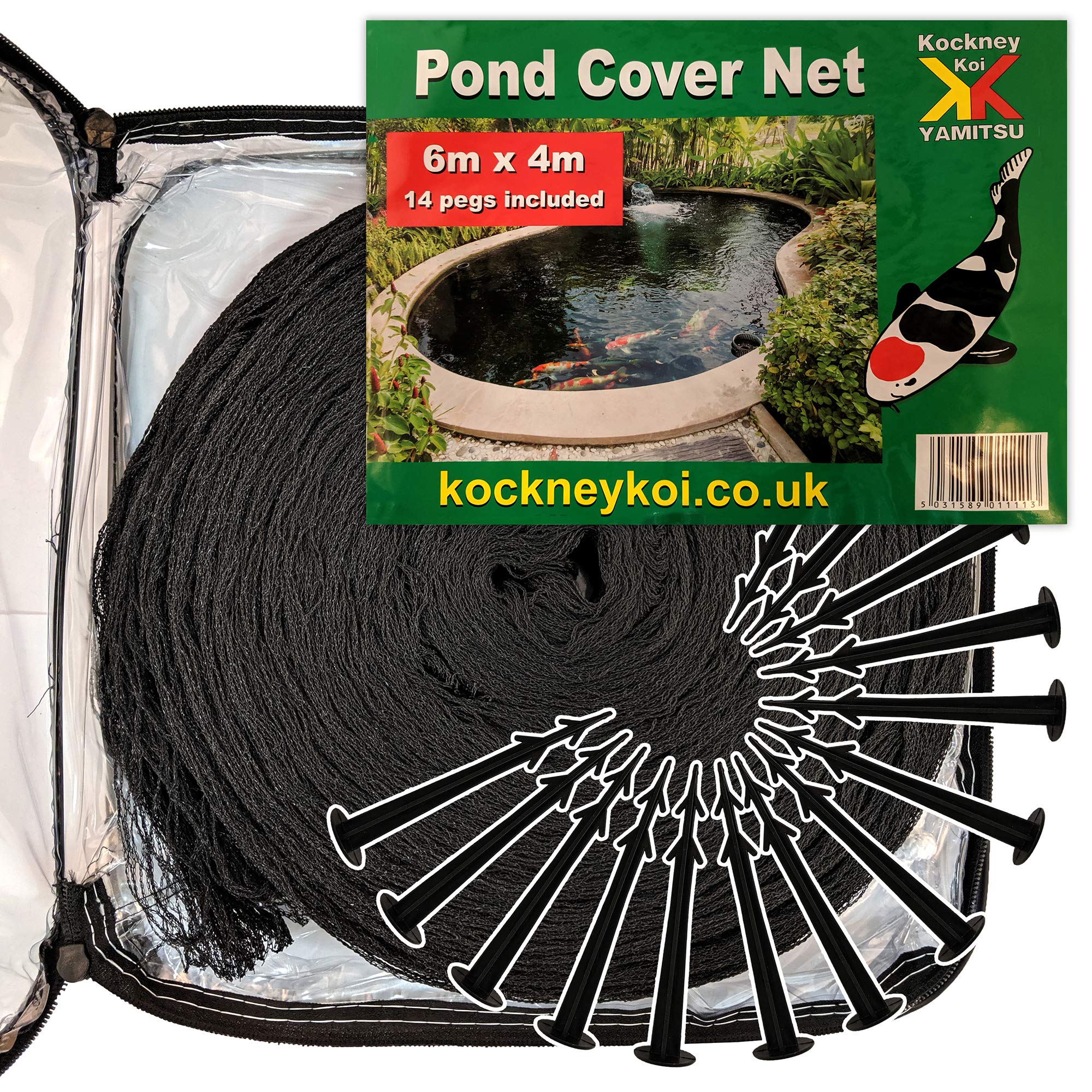 Kockney Koi Pond Cover Net 6m x 4m