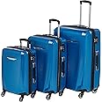 Samsonite Winfield 3 DLX Hardside Expandable Luggage with Spinners, Blue/Navy, Carry-On 20-Inch