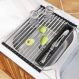 JASIWAY Roll Up Dish Drying Rack, Expandable 304