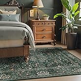 3x5 Floral Washable Area Rug for Living Room, Vintage Boho Rugs for Bedroom Dining Room, Botanical Birds Non Slip Low Pile Fo