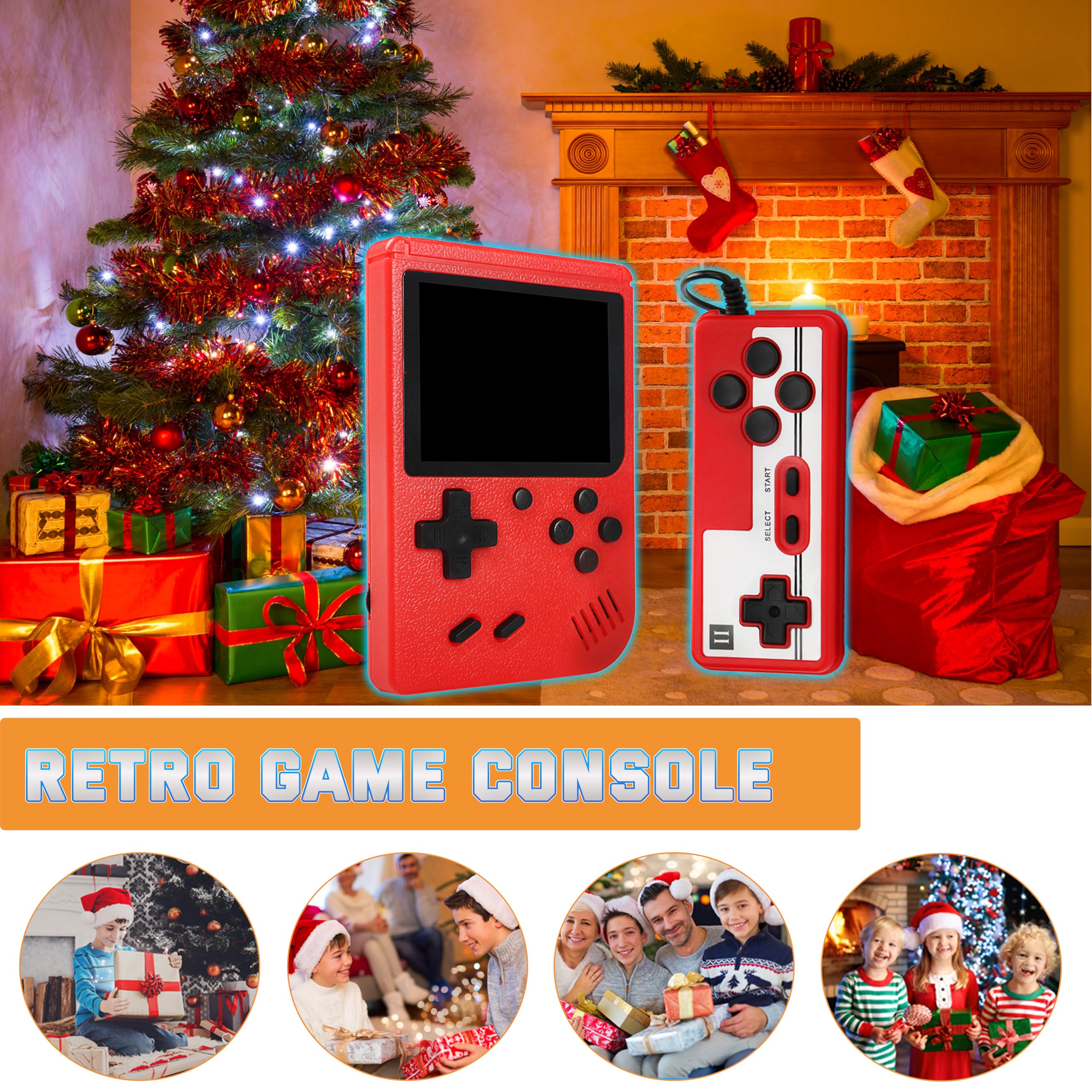 Retro Handheld Game, Portable Gaming System with 500 Classic Games,3.0
