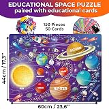 QUOKKA Giant Space Puzzles 150pc 90x60 cm for Kids 3-6 Educational view 2