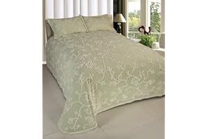 Beatrice Home Fashions Long Branch Chenille Bedspread, Queen