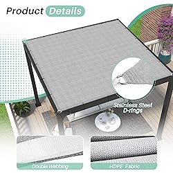 SunnyRoyal 18'x25' Sun Shade Sail Straight Edge