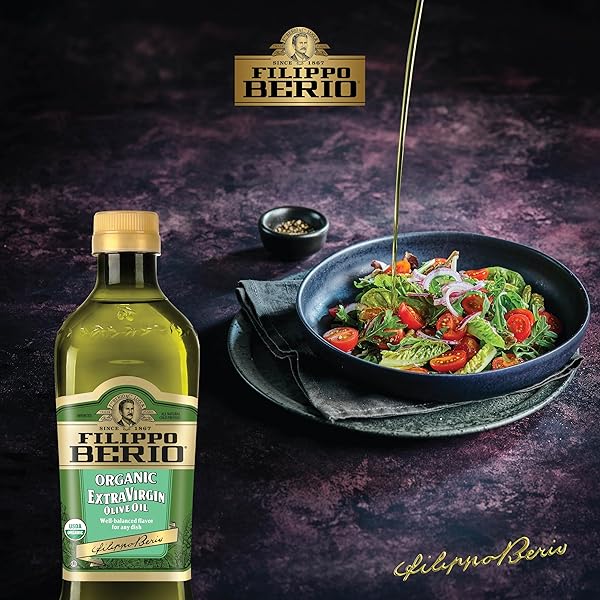 FILIPPO BERIO ORGANIC, COLD PRESSED EXTRA VIRGIN OLIVE OIL, 25.3 OUNCE RPET BOTTLE, CONTAINS POLYPHENOLS