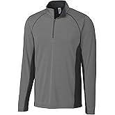Clique Ice Pique Colorblock Mens Half Zip Tech Pullover