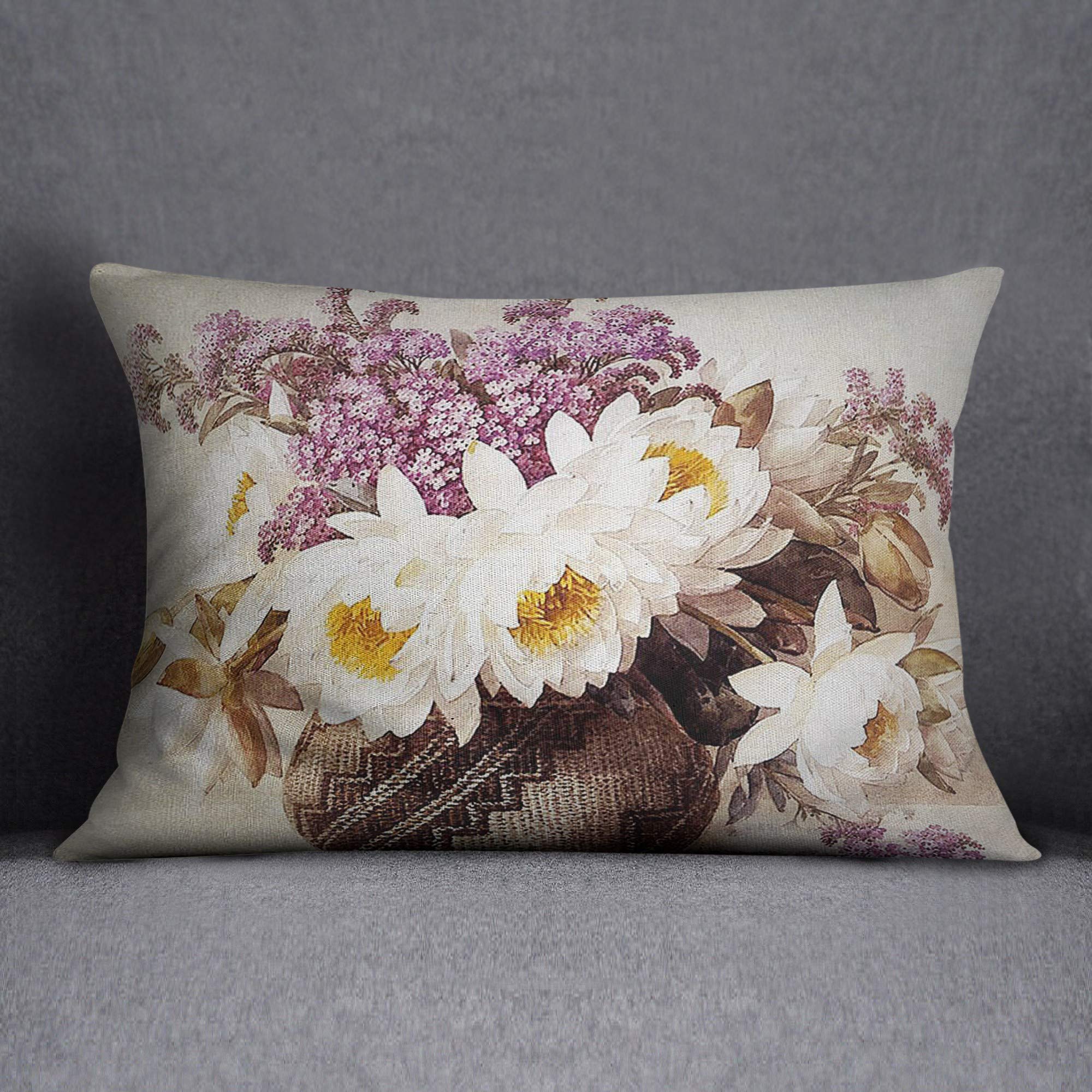 Bonamaison Decorative Cushion Cover, Polycotton, Multicolor, 35x50