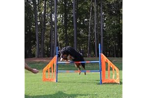 Lord Anson Dog Agility Jump - Dog Agility Equipment - Competition Grade Adjustable Agility Jump - Dog Agility Hurdle (1 Jump)