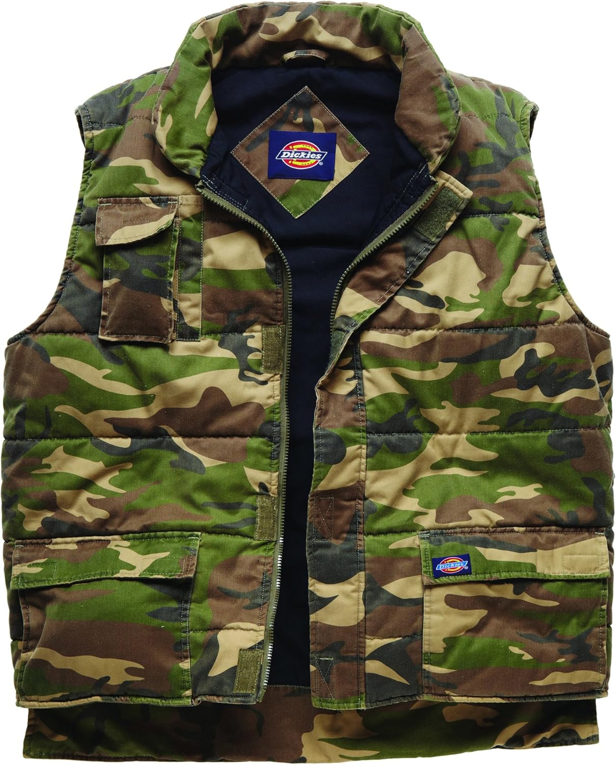 Dickies Outland Multi Pocket & Mobile Pocket Bodywarmer BW11400 Washed