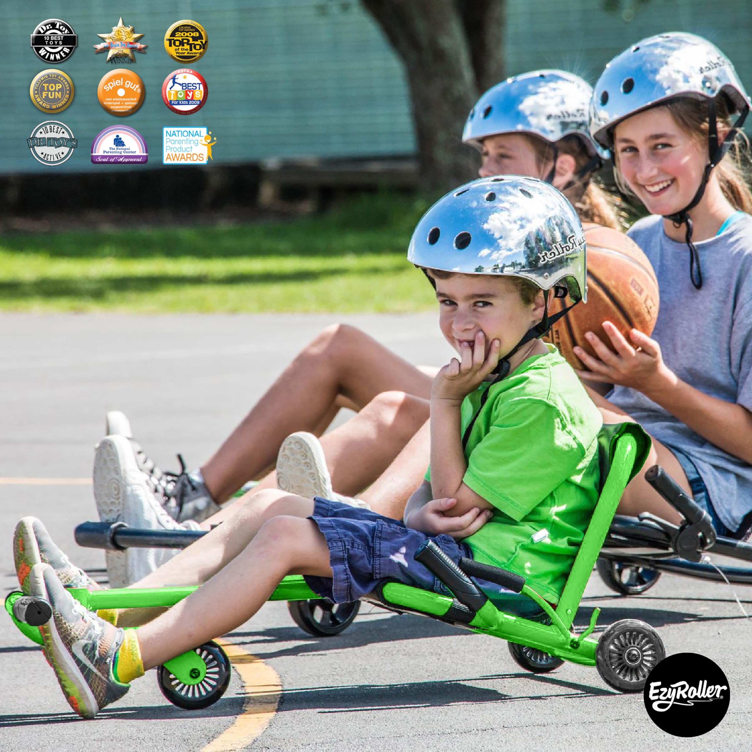EzyRoller Classic Ride On Scooter for Kids Ages 4+