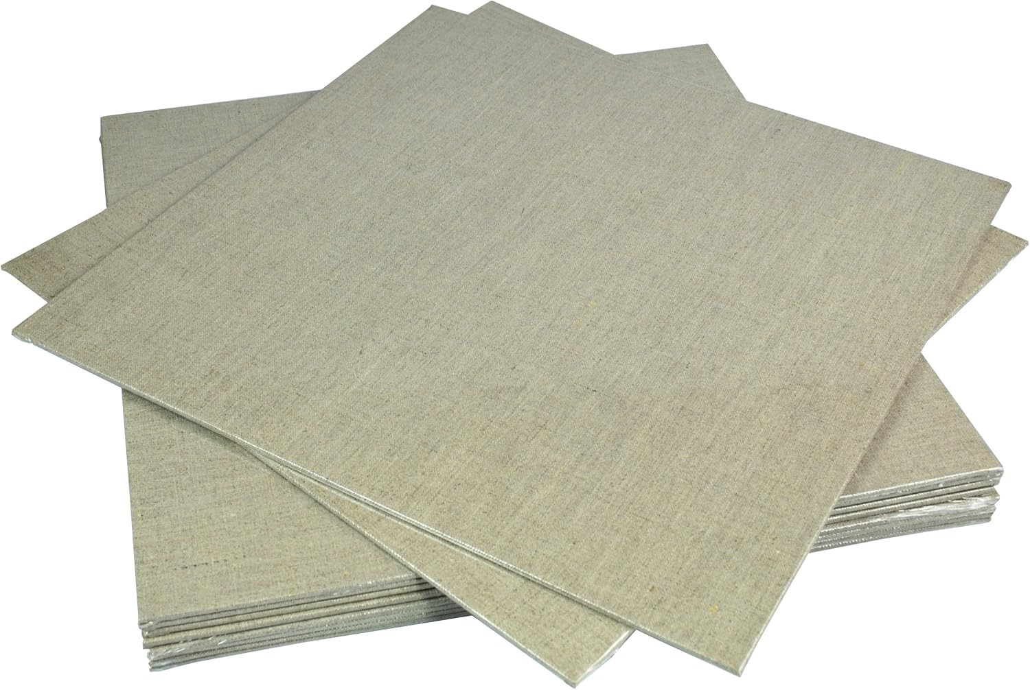 Pebeo 767304 40 x 40 cm Natural Linen Canvas Boards, Brown