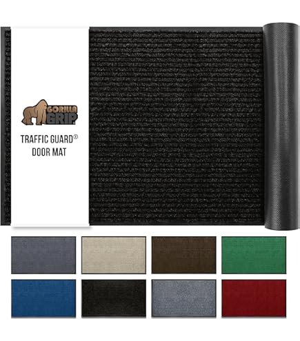 Amazon.com: GORILLA GRIP Front Door Mat, Indoor Outdoor Ultra