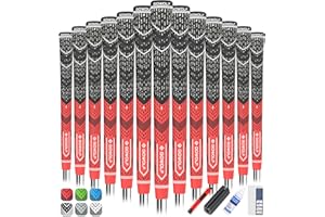 Gowolf Golf Grip Cord Rubber Multi-compound Golf Driver Irons Club Choose 13 Grips with 15pcs Tapes Or Full Kit choose one