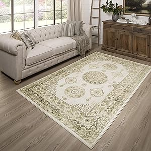 Mohawk Home Ladoga Cream Ornamental (6' X 9') Area Rug