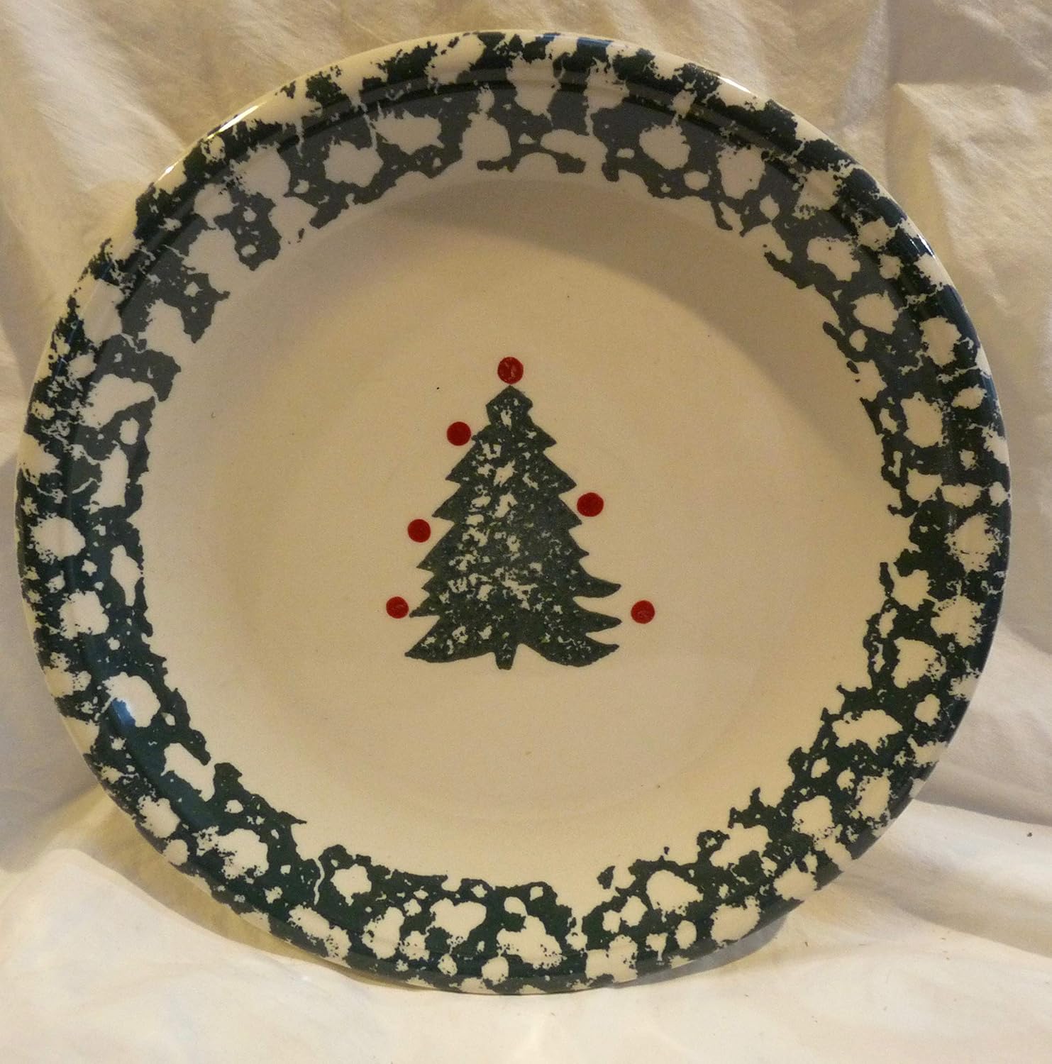 Amazon Com Tienshan Folk Craft Winter Wonderland Dinner Plate