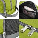 Gonex Men Toiletry Bag with Strap Sport Style Repellent Showerproof Nylon Green view 7