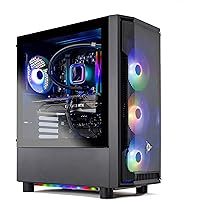 Skytech Shadow Gaming PC Desktop, Intel i7 14700F 2.1 GHz (5.3GHz Turbo), NVIDIA RTX 5060 Ti 16GB, 1TB Gen4 NVMe SSD, 16GB DD