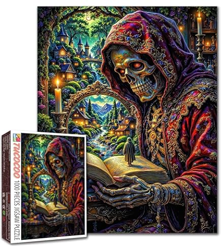 Rompecabezas De 1000 Piezas – Arte Psicodélico Retro, Puzzle De 50x70 Cm Con Póster De Regalo, Ideal Para Aliviar El Estrés